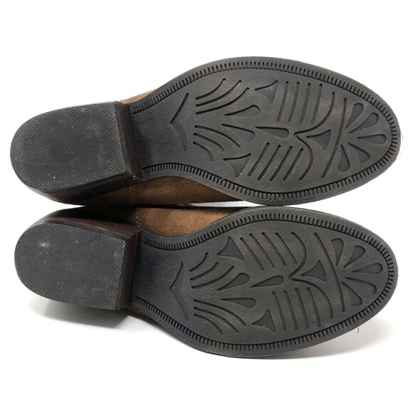 White Mountain SLAMMIN Suede Boots Womens Sz 7.5 Whiskey Cowgirl Western Slouchy - Picture 14 of 15